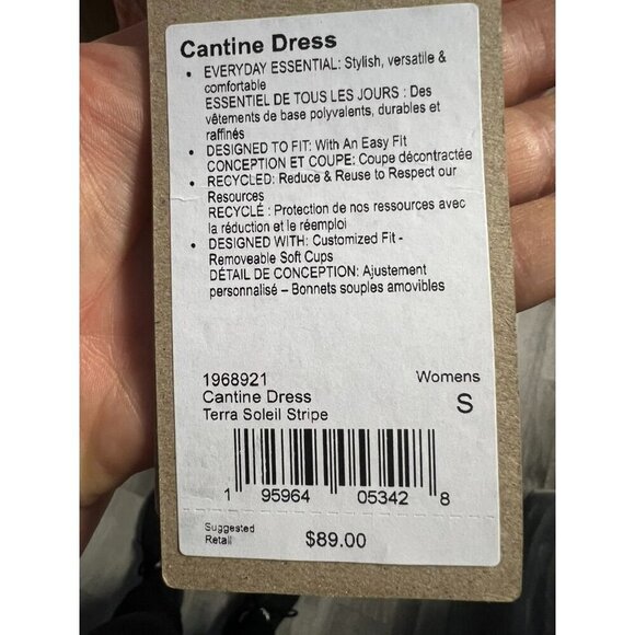 PrAna Womens Striped Halter Sundress Orange & Purple Cotton/Blend Size S - Picture 9 of 10